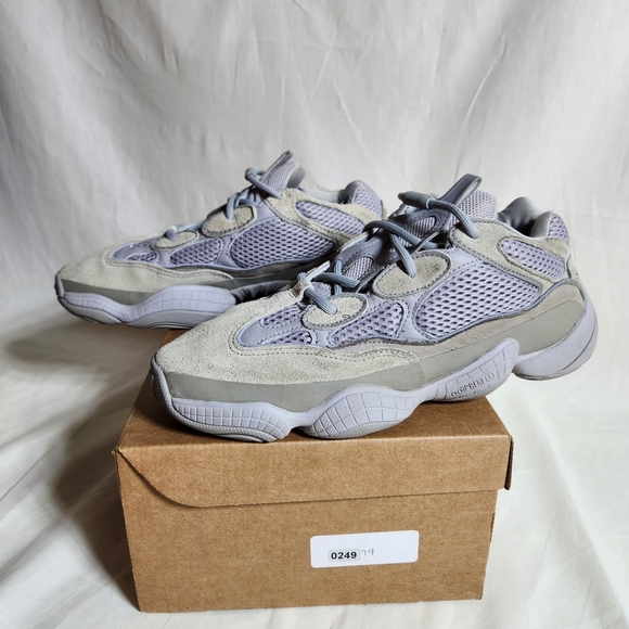 Adidas Yeezy 500 Salt And Stone Sneakers LHG 029003 IE4783 - Picture 5 of 9